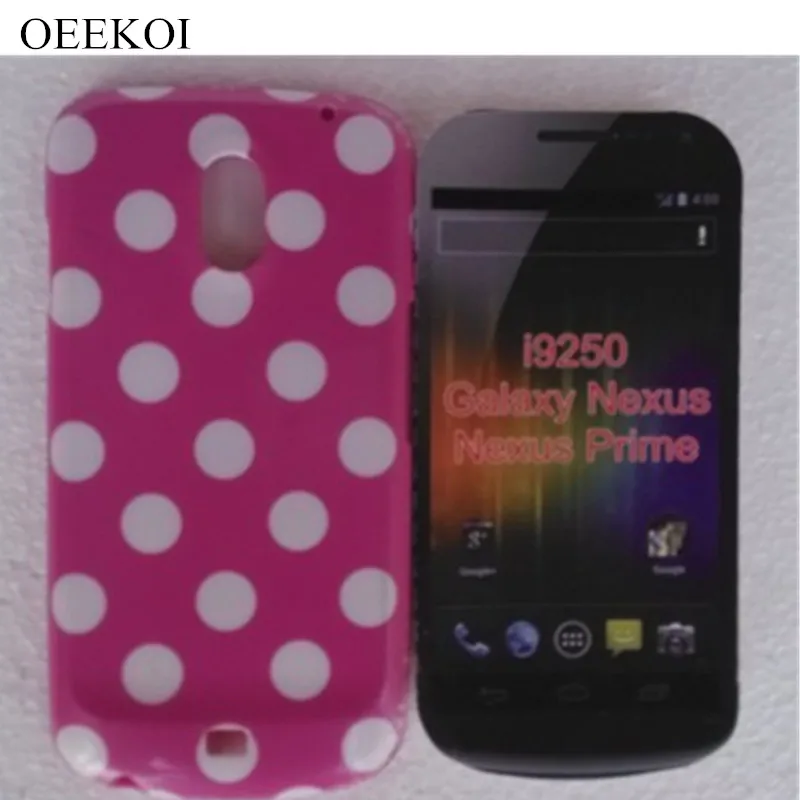 OEEKOI Polka Dots Soft TPU Candy Skin Pouch Back Cover Case for Samsung Galaxy Nexus i9250
OEEKOI Polka Dots Soft TPU Candy Skin Pouch Back Cover Case for Samsung Galaxy Nexus i9250