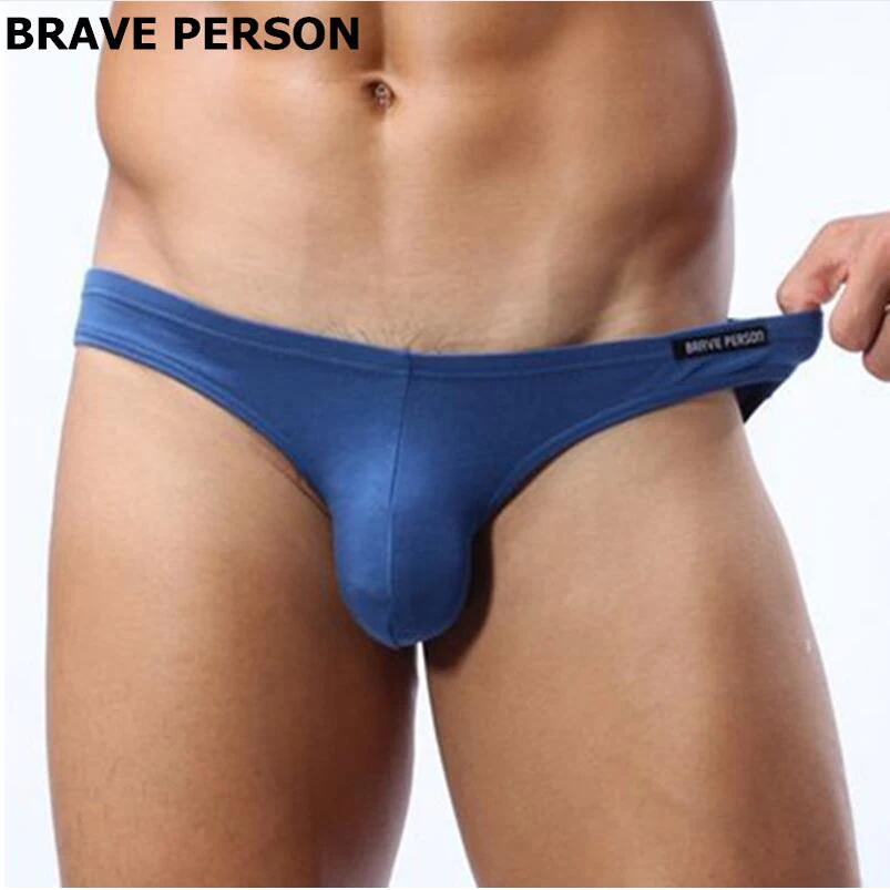 

Mens Sexy Modal Underwear Brave Person Briefs Men Low Rise U convex Pouch Brief Underwear Men Stretch Breathable Briefs 1112