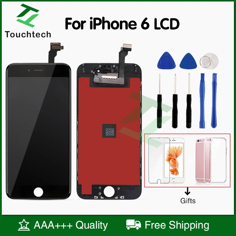 1PC Grade A+++ Quallity Pantalla LCD for iPhone 6 LCD Display Screen with Touch Digitizer Assembly None Spot Black/White Color
1PC Grade A+++ Quallity Pantalla LCD for iPhone 6 LCD Display Screen with Touch Digitizer Assembly None Spot Black/White Color
