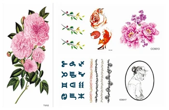 Water Transfer fake tattoo Flower wristband Leaves red fox constellation tatoo Waterproof Temporary flash tattot For Adults kids
Water Transfer fake tattoo Flower wristband Leaves red fox constellation tatoo Waterproof Temporary flash tattot For Adults kids