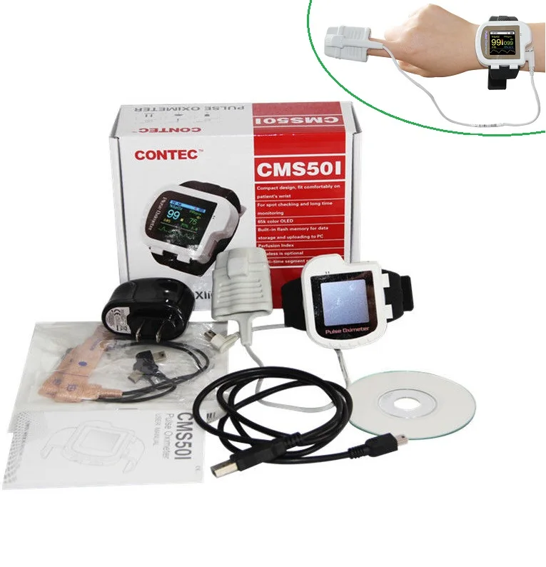 CMS50I Digital wrist pulse oximeter, spo2 monitor, finger pulse rate, blood oxygen, Contec Manufacturer Shipping.
CMS50I Digital wrist pulse oximeter, spo2 monitor, finger pulse rate, blood oxygen, Contec Manufacturer Shipping.