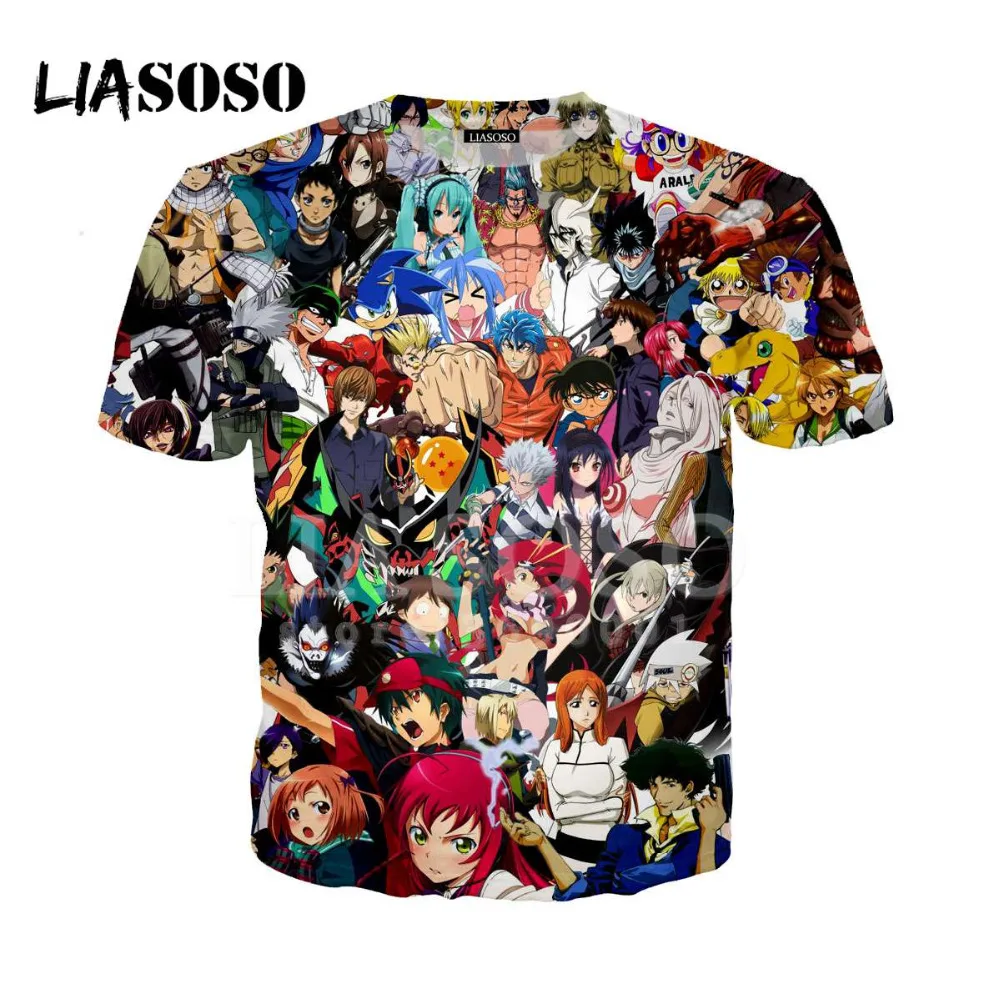 LIASOSO 3D Print Women Men Tshirt Summer Anime One Piece DBZ Son Goku NARUTO T-shirt Hip Hop Pullover Fashion Short Sleeve X0944
LIASOSO 3D Print Women Men Tshirt Summer Anime One Piece DBZ Son Goku NARUTO T-shirt Hip Hop Pullover Fashion Short Sleeve X0944