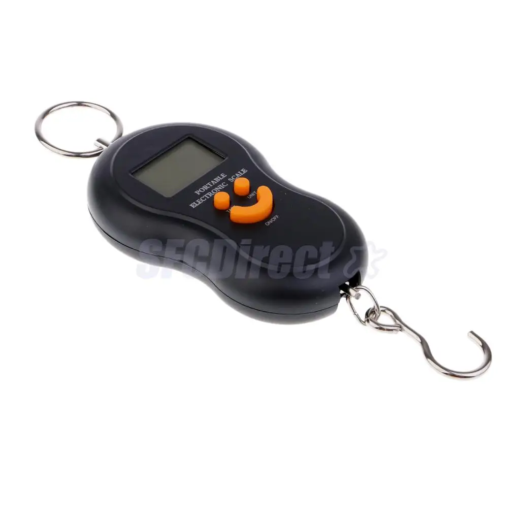 50kg/10g Pocket LCD Digital Fish Hanging Luggage Weight Hook Scale