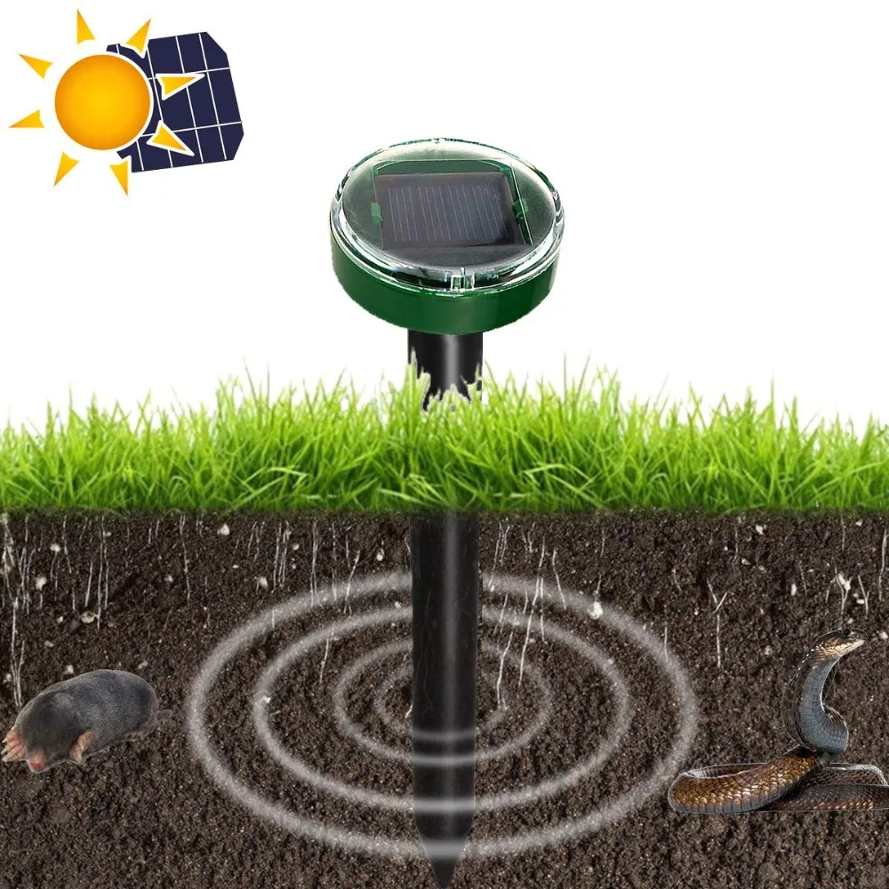 Mouse Snake Repeller Solar Power Ultrasonic Pest Repeller Killer Gopher Mole Bird Mosquito Reject Control Garden Yard Outdoor
Mouse Snake Repeller Solar Power Ultrasonic Pest Repeller Killer Gopher Mole Bird Mosquito Reject Control Garden Yard Outdoor