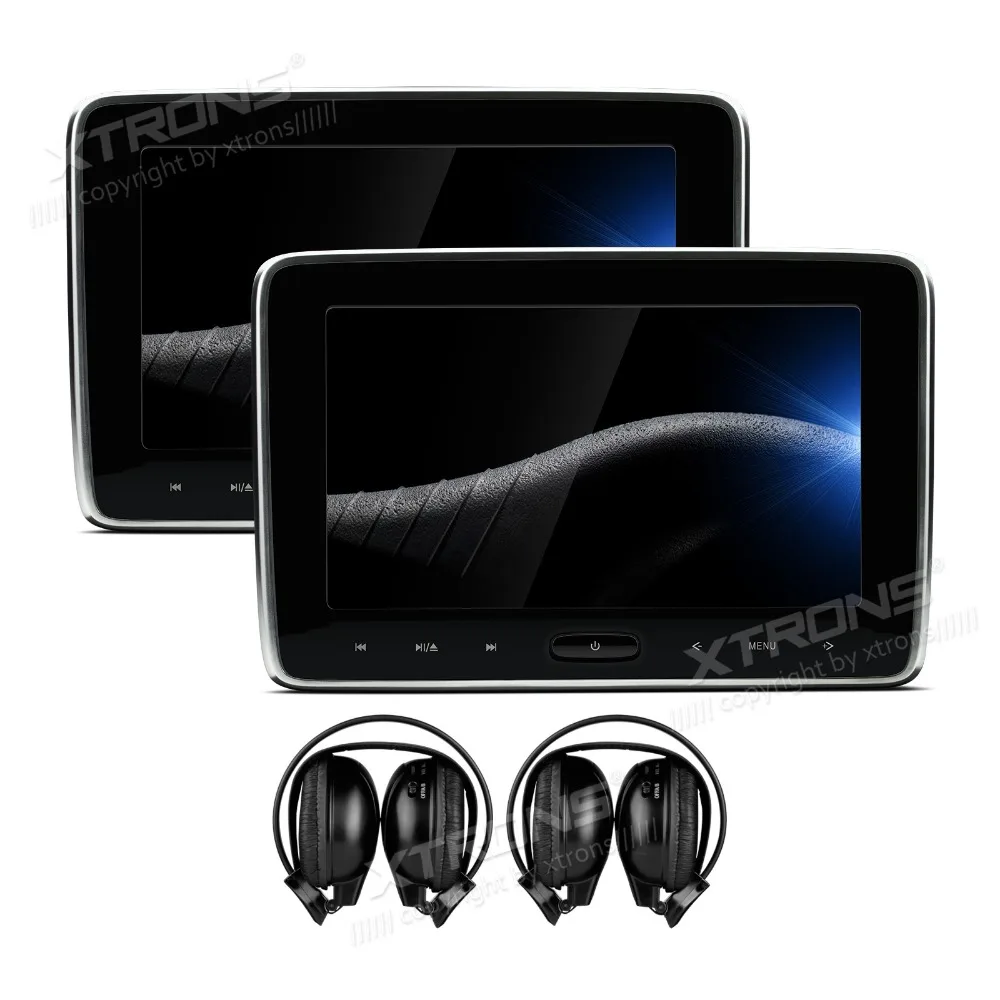 XTRONS 2pcs 10.1'' HD Digital Car Headrest DVD Player PC TFT Screen Touch Panel 1080P Video with HDMI Port with 2pcs headphones
XTRONS 2pcs 10.1'' HD Digital Car Headrest DVD Player PC TFT Screen Touch Panel 1080P Video with HDMI Port with 2pcs headphones