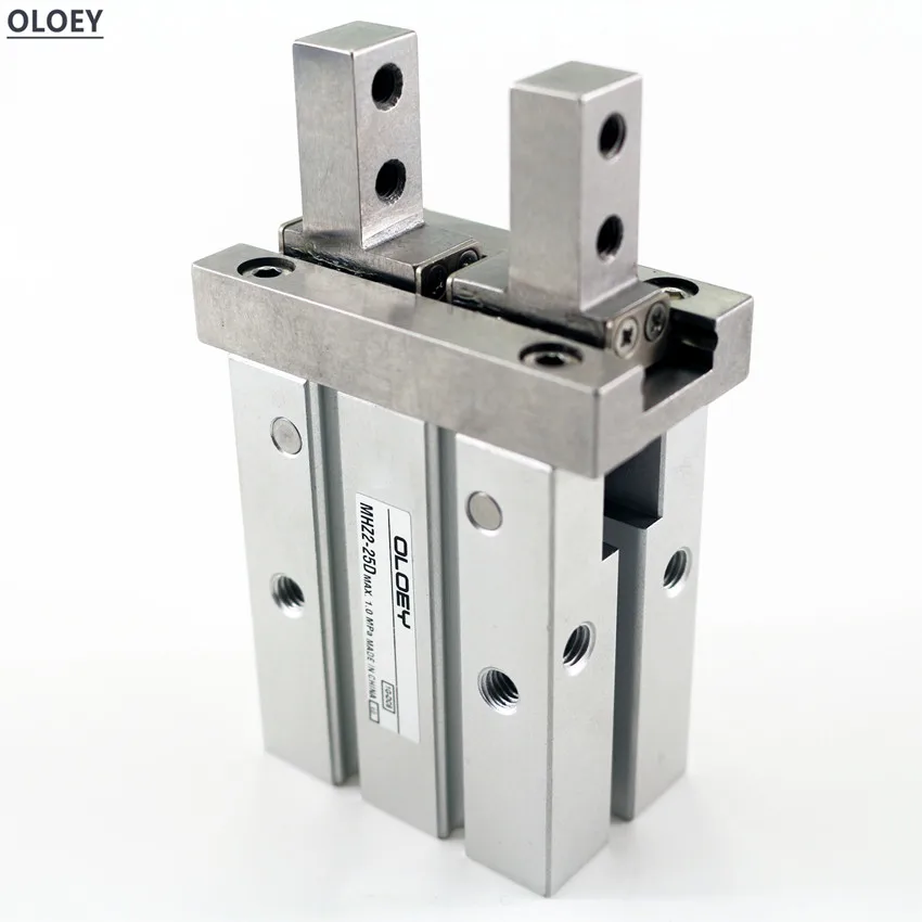 

OLOEY MHZ2/MHZL2 Bore:6D 10D 16D 20D 25D 32D 40D Double Acting Pneumatic Finger Cylinder Aluminium Clamps Air Gripper SMC Type