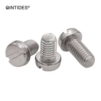 QINTIDES M1.6 M2 Slotted cheese head screws cap head screws 304 stainless steel slotted screw M1.6/M2*3/4/5/6/8/10/12/14/16/18
QINTIDES M1.6 M2 Slotted cheese head screws cap head screws 304 stainless steel slotted screw M1.6/M2*3/4/5/6/8/10/12/14/16/18