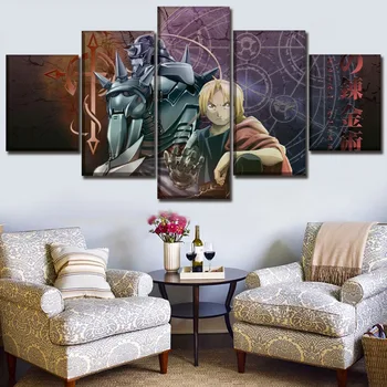 Canvas Art Print Modern Painting 5 Piece Alphonse Elric And Edward Elric Poster Anime Fullmetal Alchemist Picture Home Decor
Canvas Art Print Modern Painting 5 Piece Alphonse Elric And Edward Elric Poster Anime Fullmetal Alchemist Picture Home Decor