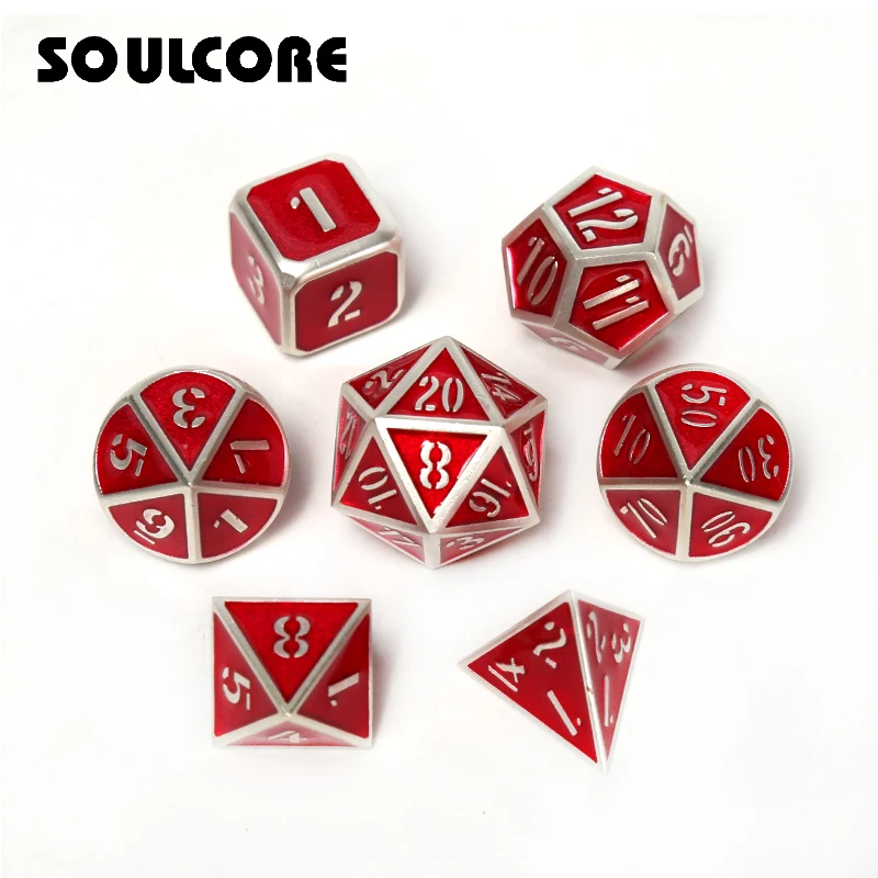 d&d rpg metal dice set dnd polyhedral solid dungeons and dragons digital red dices table games Zinc alloy pattern d20 6 10 8 12
d&d rpg metal dice set dnd polyhedral solid dungeons and dragons digital red dices table games Zinc alloy pattern d20 6 10 8 12