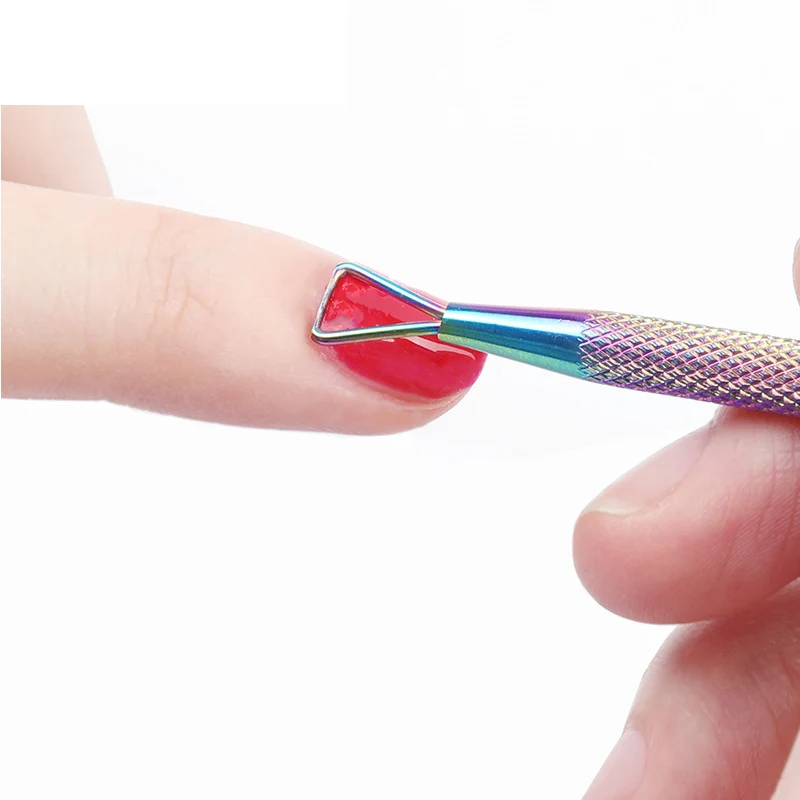 Stainless Steel Rainbow Triangle Cuticle Pusher Finger Dead Skin Remover Push Nail Art Nail Polish Remover Manicure Care
Stainless Steel Rainbow Triangle Cuticle Pusher Finger Dead Skin Remover Push Nail Art Nail Polish Remover Manicure Care