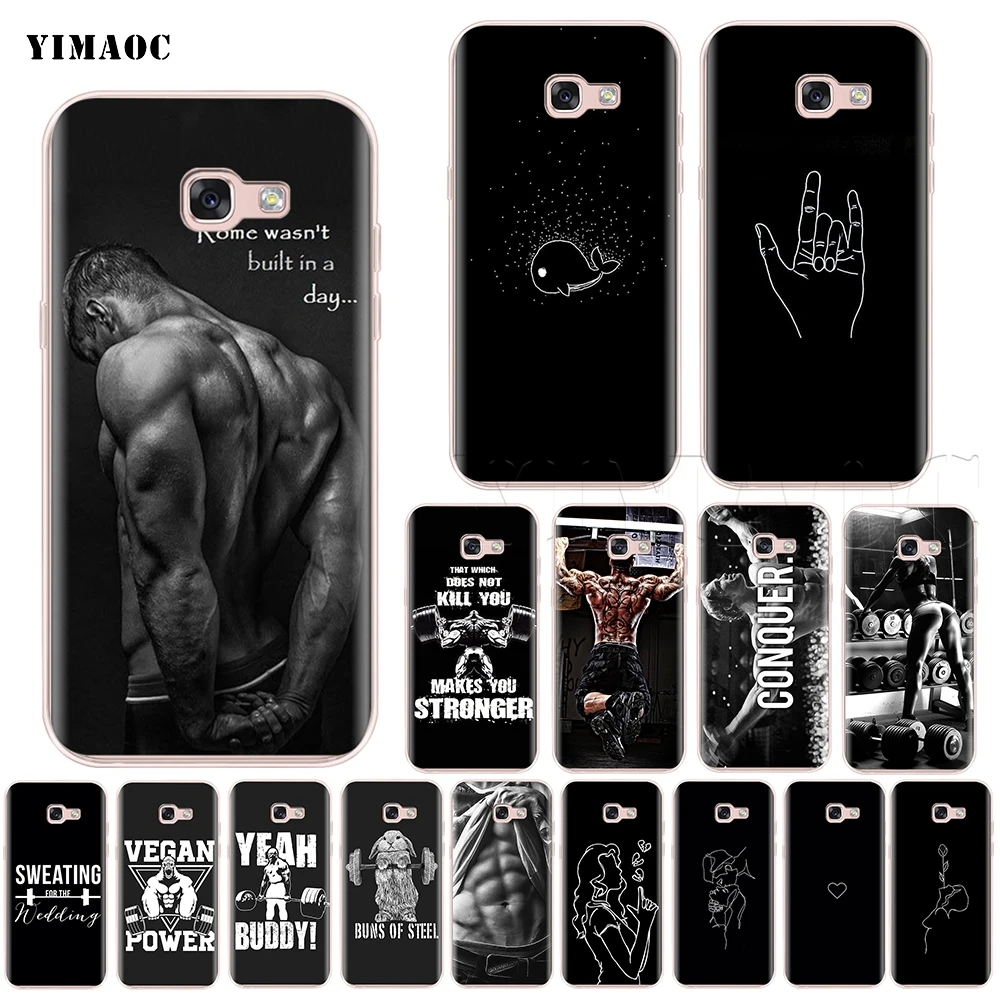 YIMAOC Bodybuilding Gym Fitness Silicone Case for Samsung Galaxy A7 A8 A9 A10 A20 A30 A40 A50 A70 M10 M20 M30 S10e J6 Plus
YIMAOC Bodybuilding Gym Fitness Silicone Case for Samsung Galaxy A7 A8 A9 A10 A20 A30 A40 A50 A70 M10 M20 M30 S10e J6 Plus
