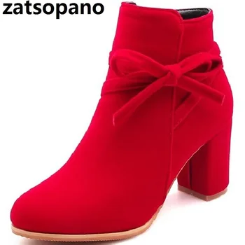 Hot Autumn Winter Women Boots Solid European Ladies shoes Short Boots Suede Leather Ankle Boots With Thick Scrub Size 33-43
Hot Autumn Winter Women Boots Solid European Ladies shoes Short Boots Suede Leather Ankle Boots With Thick Scrub Size 33-43