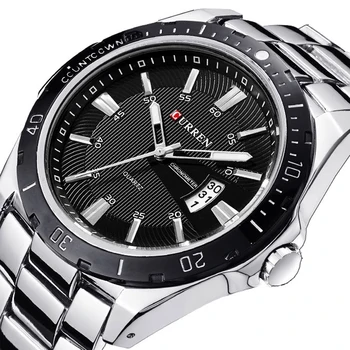 Curren New 2019 Mens Watch Luxury Brand Watch Quartz Sports Military Men's All-steel Watch Diving 30 Meters Casual Watch Relogio
Curren New 2019 Mens Watch Luxury Brand Watch Quartz Sports Military Men's All-steel Watch Diving 30 Meters Casual Watch Relogio