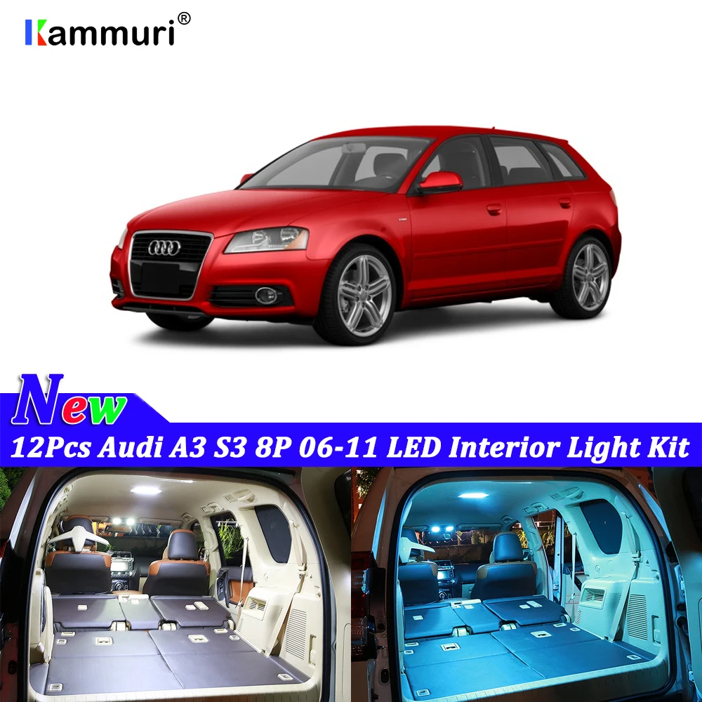 12pcs White Canbus led Car interior lights Package Kit For Audi A3 S3 8P 2006 2007 2008 2009 2010 2011 LED interior light Kit
12pcs White Canbus led Car interior lights Package Kit For Audi A3 S3 8P 2006 2007 2008 2009 2010 2011 LED interior light Kit