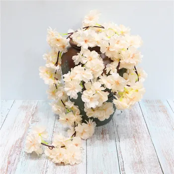 2pcs/lot artificial Cherry Blossom Cane ratten simulation Flower Vine Wedding Home Festival Decoration Decorative Flower Wreath
2pcs/lot artificial Cherry Blossom Cane ratten simulation Flower Vine Wedding Home Festival Decoration Decorative Flower Wreath