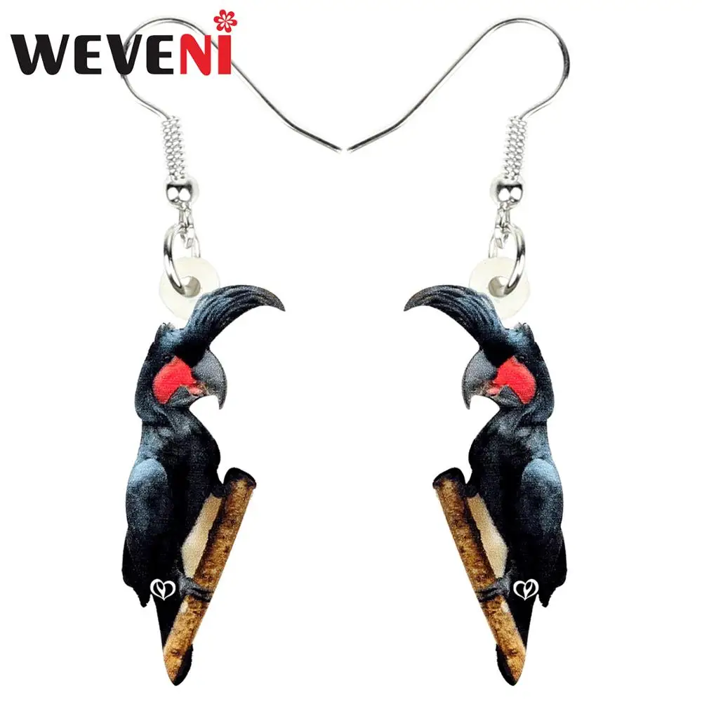 WEVENI Acrylic Cool Palm Cockatoo Pattern Earring Fashion Animal Jewelry For Women Earrings Girls Teens Party Charms Gift
WEVENI Acrylic Cool Palm Cockatoo Pattern Earring Fashion Animal Jewelry For Women Earrings Girls Teens Party Charms Gift
