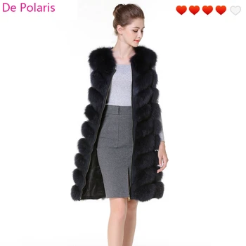 Real Fur Vest Dark Gray Fox Fur Vest With Side Zipper Winter Vest Waistcoat Real Fur Vest 90CM Female Waistcoat Ship by DHL
Real Fur Vest Dark Gray Fox Fur Vest With Side Zipper Winter Vest Waistcoat Real Fur Vest 90CM Female Waistcoat Ship by DHL