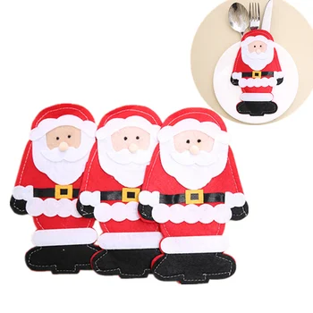 20pcs/lot Christmas Tableware Bags Dining Restaurant Table Decoration Knife Fork Holder Santa Claus Kitchen Decor 40% off
20pcs/lot Christmas Tableware Bags Dining Restaurant Table Decoration Knife Fork Holder Santa Claus Kitchen Decor 40% off