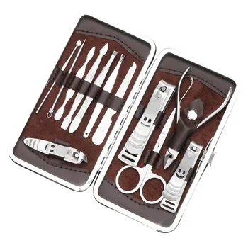 12pcs Nail Clipper Kit With Case Nail Care Set Pedicure Cutters Scissor Tweezer Knife Professional Manicure Set Tools
12pcs Nail Clipper Kit With Case Nail Care Set Pedicure Cutters Scissor Tweezer Knife Professional Manicure Set Tools