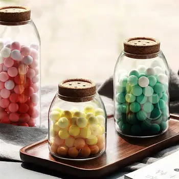 1 Pc Glass Storage Tank Transparent Borosilicate Sealed Cork Storage Jars Food Grains Containers Glass Sealed Cans for Kitchen
1 Pc Glass Storage Tank Transparent Borosilicate Sealed Cork Storage Jars Food Grains Containers Glass Sealed Cans for Kitchen