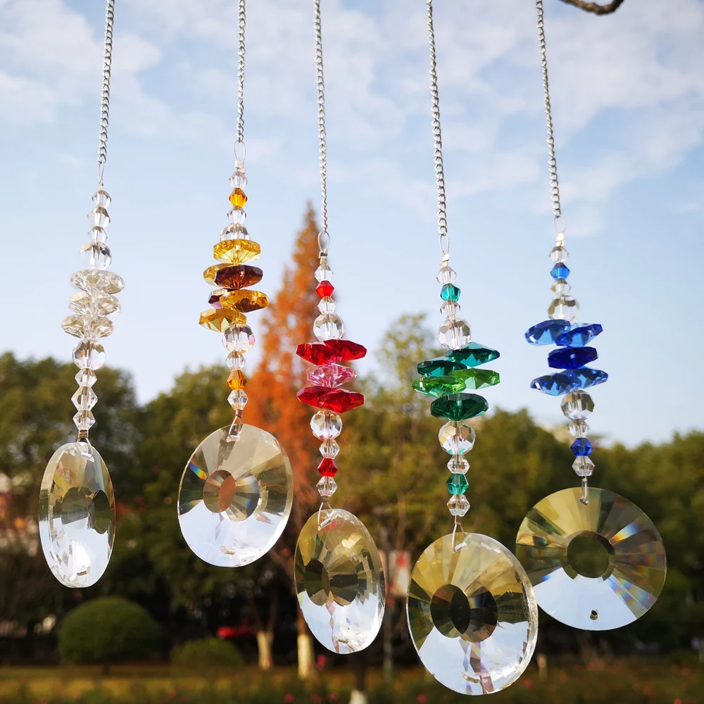 1PCS Crystal Suncatcher Rainbow Maker Car Hanging Ornament Christmas Gift Home Wedding Decoration
1PCS Crystal Suncatcher Rainbow Maker Car Hanging Ornament Christmas Gift Home Wedding Decoration