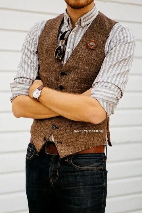 2019 Airtailors Donegal tweed Vests Wool Herringbone British style Custom Slim Fit Vest Plus Size Vest+Pants
2019 Airtailors Donegal tweed Vests Wool Herringbone British style Custom Slim Fit Vest Plus Size Vest+Pants