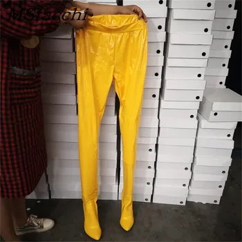 MStacchi Women Pants Thigh High Boots Sexy Ladies Over The Knee Shoes Woman Pointed Toe T-Stage Catwalk Shoes Zapatos De Mujer
MStacchi Women Pants Thigh High Boots Sexy Ladies Over The Knee Shoes Woman Pointed Toe T-Stage Catwalk Shoes Zapatos De Mujer