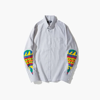 Leisure Men Shirt Long Sleeve Non Iron Patches Mens Shirts Casual Slim Fit Camisa Masculina Korean Men Fashion Clothing T6V0606
Leisure Men Shirt Long Sleeve Non Iron Patches Mens Shirts Casual Slim Fit Camisa Masculina Korean Men Fashion Clothing T6V0606
