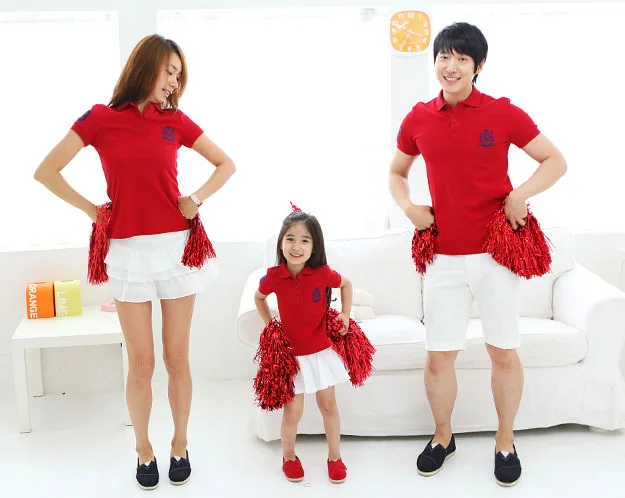 2019 NEW matching mother daughter clothes family look Dad Mom Baby Short Sleeve T-shirts POLO Red
2019 NEW matching mother daughter clothes family look Dad Mom Baby Short Sleeve T-shirts POLO Red