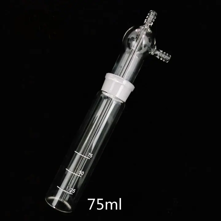 Утолщенная стеклянная бутылка для амортизатора 75 мл пробоотборник газа