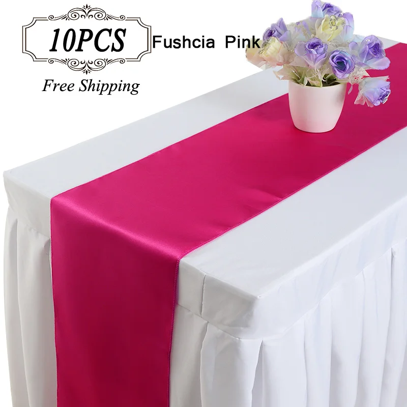 10PC/Lot Satin Table Runner Satin Fabric for Table runners cloth China Factory Supplier for Wedding Decoration 26 Colors
10PC/Lot Satin Table Runner Satin Fabric for Table runners cloth China Factory Supplier for Wedding Decoration 26 Colors
