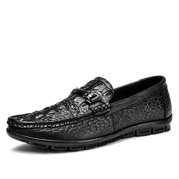 Crocodile Grain Cow Leather Men Flat Shoes Brand Moccasins Men Loafers Driving Shoes Fashion Casual Shoes 2019 Hot Sell
Crocodile Grain Cow Leather Men Flat Shoes Brand Moccasins Men Loafers Driving Shoes Fashion Casual Shoes 2019 Hot Sell