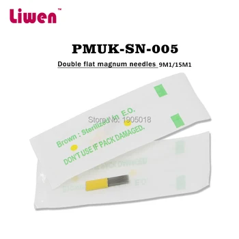 100pcs yellow double deck 15-Pin Flat Manual Needles For Fog Eyebrow Permanent Makeup Handmade Tattoo Pen Needles 9M1/15M1
100pcs yellow double deck 15-Pin Flat Manual Needles For Fog Eyebrow Permanent Makeup Handmade Tattoo Pen Needles 9M1/15M1