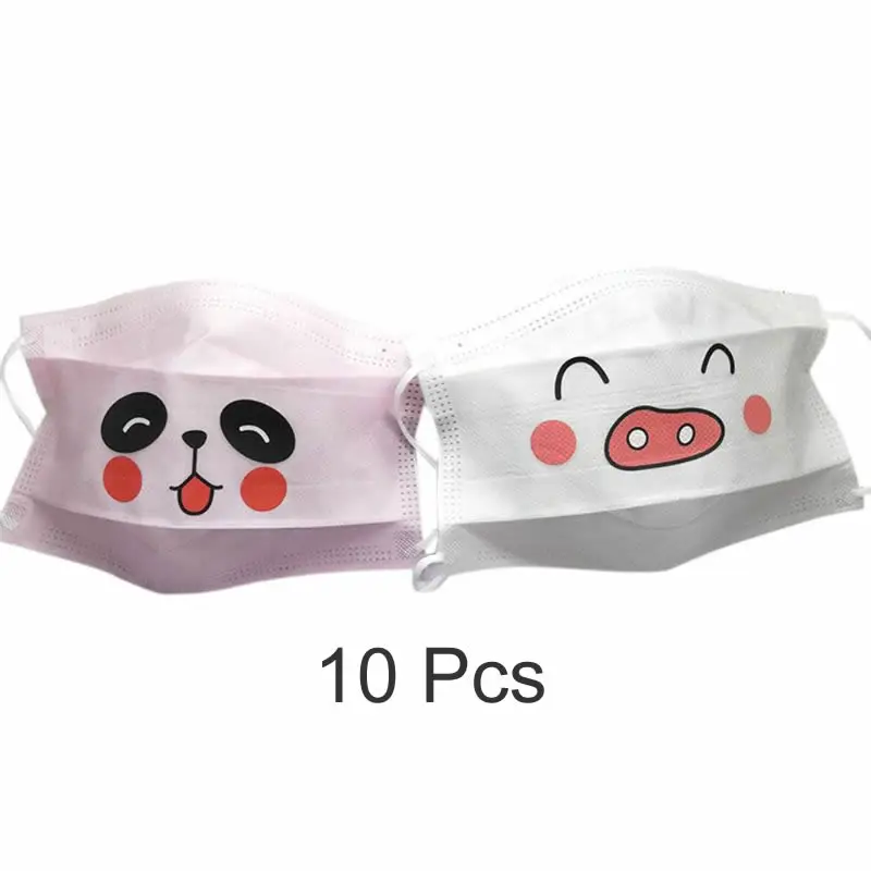 10Pcs 3Layer Non-Woven Fabric Medical Anti-dust Disposable Lovely Cartoon Funny Animal Emoji Mouth Mask Personal Health Care
10Pcs 3Layer Non-Woven Fabric Medical Anti-dust Disposable Lovely Cartoon Funny Animal Emoji Mouth Mask Personal Health Care