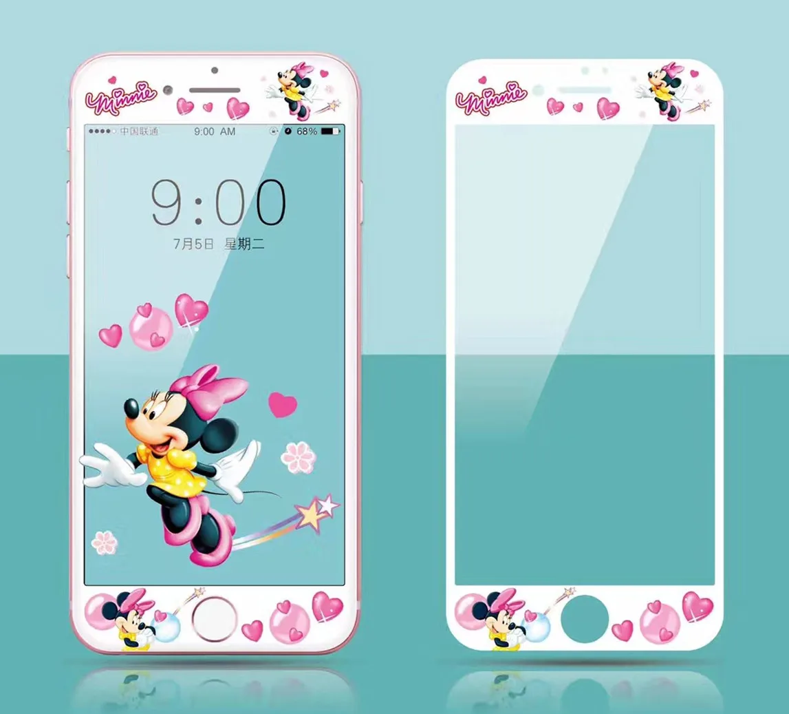 Cartoon Pattern Full Cover Tempered Glass For iPhone 6 6S 7 8 Plus Screen Protector Protective Film
Cartoon Pattern Full Cover Tempered Glass For iPhone 6 6S 7 8 Plus Screen Protector Protective Film