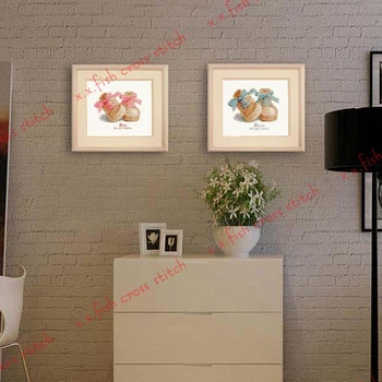 Cross Stitch Kit T210 for Embroidery Cartoon Baby Birth Record Shoes Boy Girl Gift Home Decor Needlework accurate printed cloth
Cross Stitch Kit T210 for Embroidery Cartoon Baby Birth Record Shoes Boy Girl Gift Home Decor Needlework accurate printed cloth