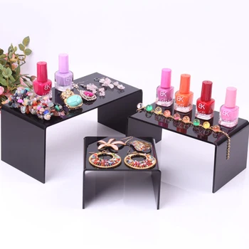 Wholesale Clear Black Jewelry Display Stand Toy Mobile Wallet Shoes Bracelets Display Plexiglass 3pcs/lot Necklace Earring Shelf
Wholesale Clear Black Jewelry Display Stand Toy Mobile Wallet Shoes Bracelets Display Plexiglass 3pcs/lot Necklace Earring Shelf
