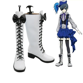Anime Kuroshitsuji Black Butler Boots Book of Circus Cosplay Boots Ciel Phantomhive Cosplay Shoes
Anime Kuroshitsuji Black Butler Boots Book of Circus Cosplay Boots Ciel Phantomhive Cosplay Shoes