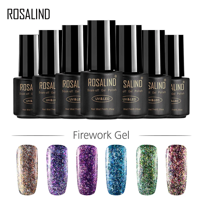 ROSALIND Gel 1S 7ML Firework Series Nail Gel Polish UV LED Lamp Gel Varnish Design Manicure Primer Nail Art For Nail Extension
ROSALIND Gel 1S 7ML Firework Series Nail Gel Polish UV LED Lamp Gel Varnish Design Manicure Primer Nail Art For Nail Extension