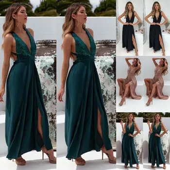 Women Jumpsuit Sexy V Neck Sleeveless Backless Wide Leg Loose Jumpsuit Sexy Ladies Party Clubwear Femme Summer Clothes
Women Jumpsuit Sexy V Neck Sleeveless Backless Wide Leg Loose Jumpsuit Sexy Ladies Party Clubwear Femme Summer Clothes