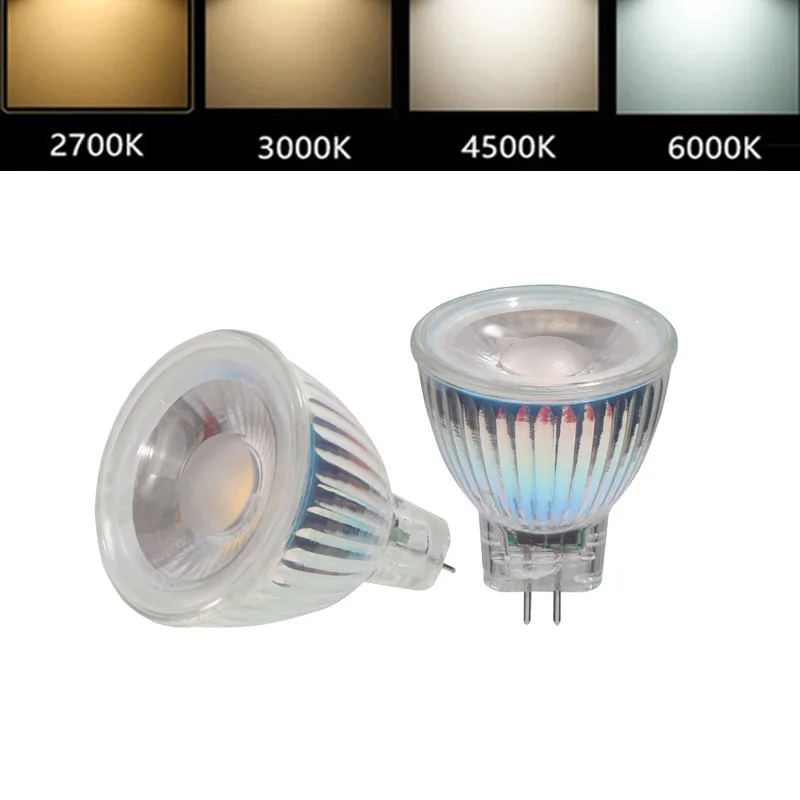 

1Pcs Dimmable MR11 COB Led Lamp 5W SMD 5730 Bulb Light AC/DC12V AC220V Warm/Nature/Cool White LED Spotlight Home Decor Lighting