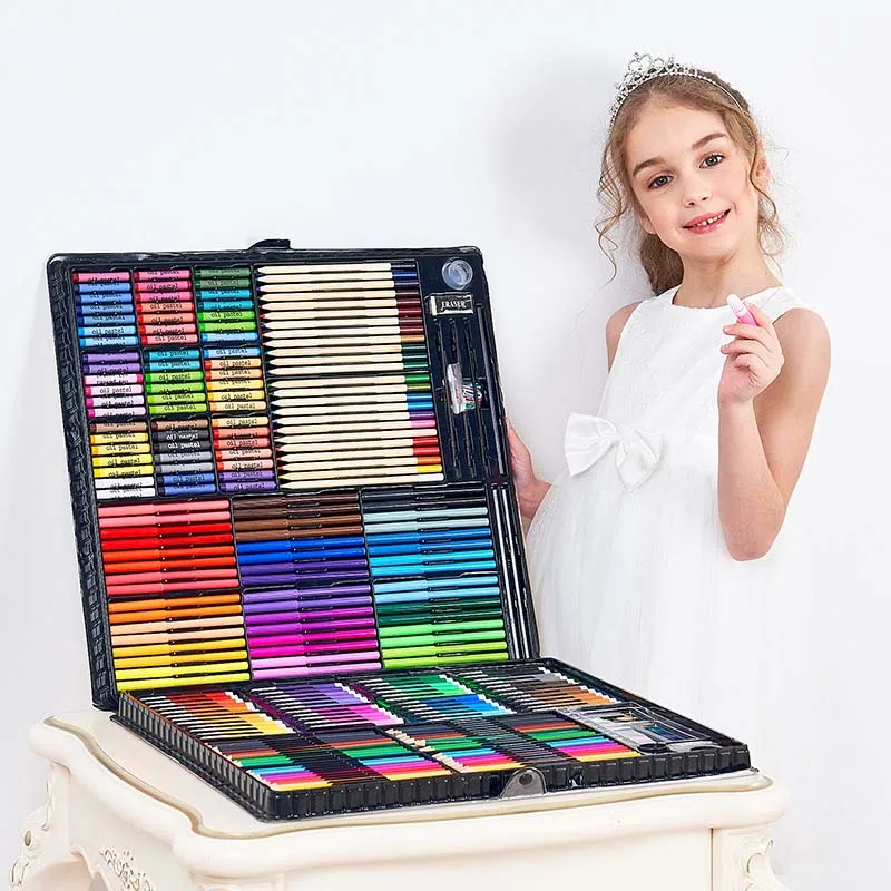 288 Pcs Sketching and Drawing Art Painting Set for Children Kids Water Color Pen Oil Pastels Crayons Art Drawing Tools
288 Pcs Sketching and Drawing Art Painting Set for Children Kids Water Color Pen Oil Pastels Crayons Art Drawing Tools