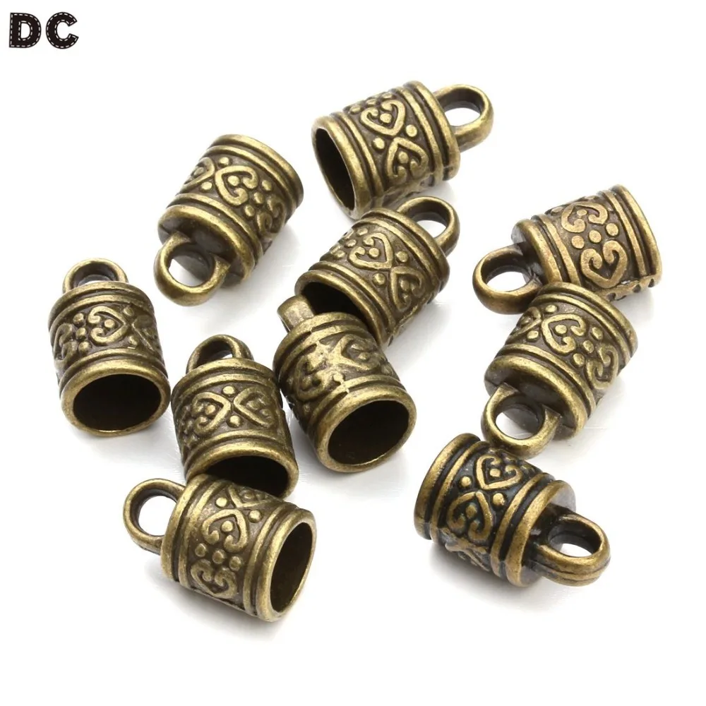 DC 10pcs/lot Fashion Beads Cap Carve Heart Jewelry Connectors Fit Women Diy Leather Cord End Caps Bracelet Necklace Pendant Gift
DC 10pcs/lot Fashion Beads Cap Carve Heart Jewelry Connectors Fit Women Diy Leather Cord End Caps Bracelet Necklace Pendant Gift