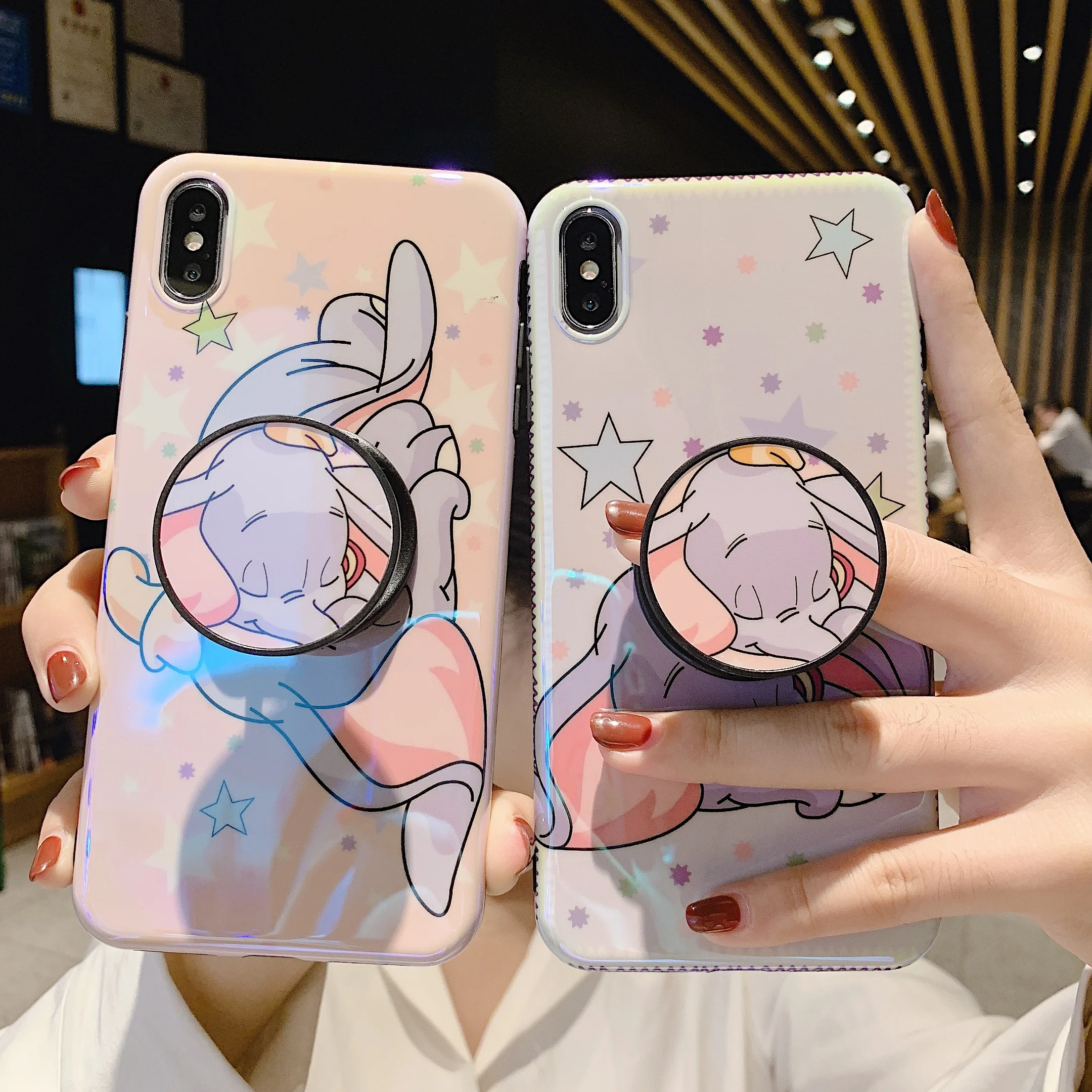 Cute Cartoon Kickstand Phone Case Little Flying Elephant Dumbo Stand Holder Cover Coque For i7P iPhone 6 6s 7 8 Plus XS Max XR X
Cute Cartoon Kickstand Phone Case Little Flying Elephant Dumbo Stand Holder Cover Coque For i7P iPhone 6 6s 7 8 Plus XS Max XR X