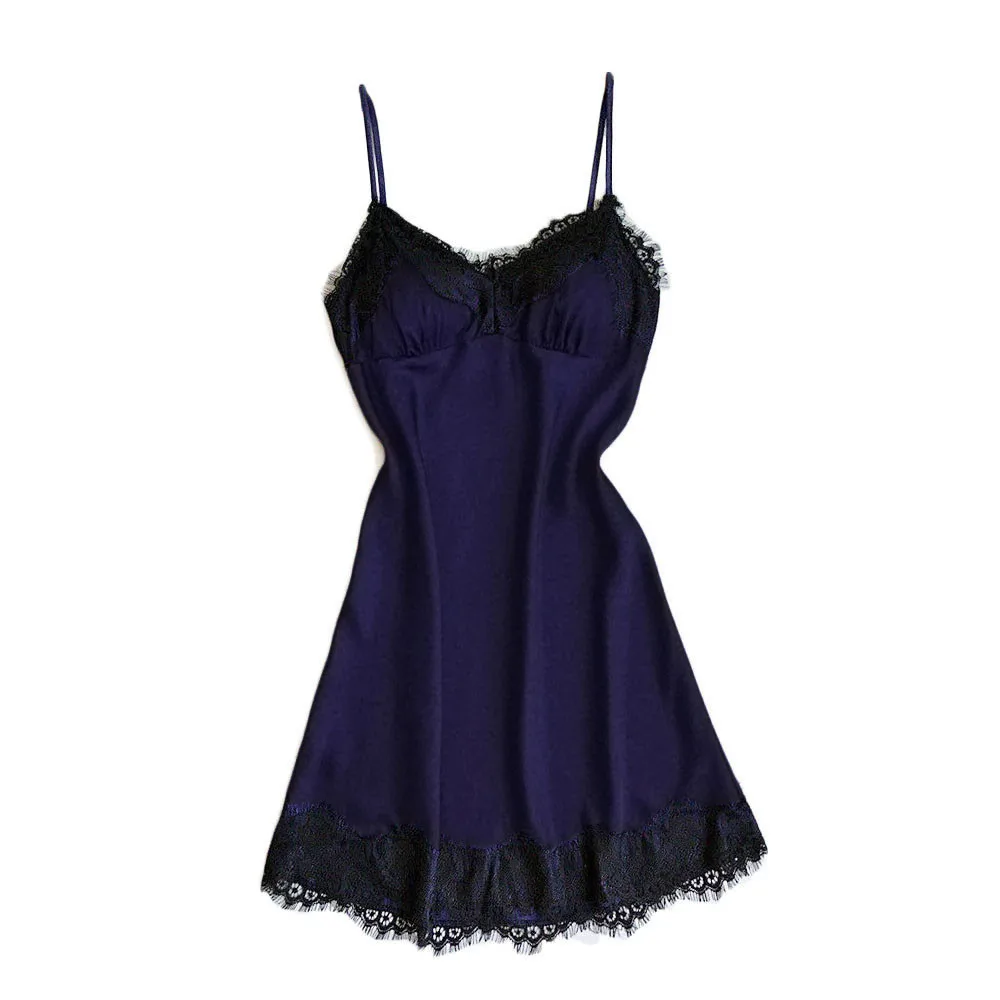 Women fashion summer solid Sexy Lace Lingerie Nightwear Underwear Robe Sleepwear Dress nightdress sexy nightie home dress black
Women fashion summer solid Sexy Lace Lingerie Nightwear Underwear Robe Sleepwear Dress nightdress sexy nightie home dress black