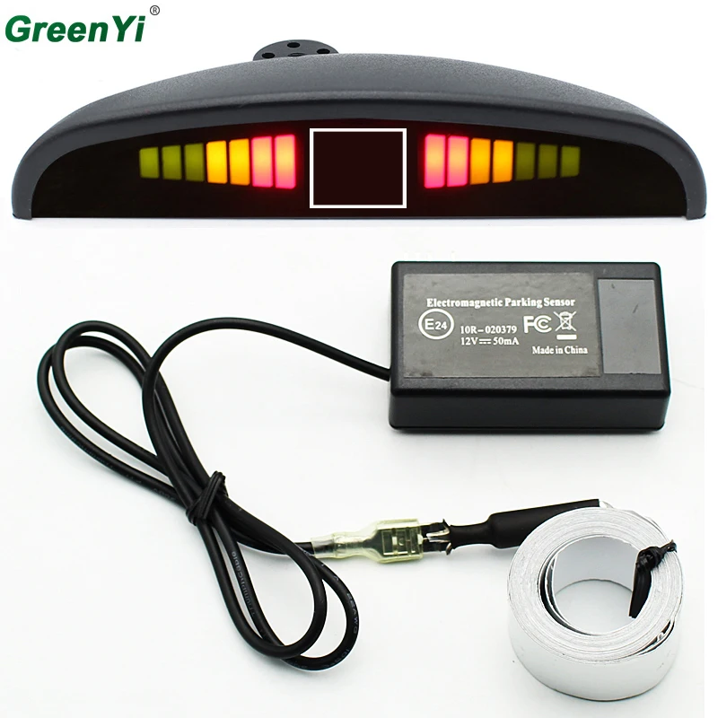 

GreenYi Parking Assistance Car Parking Sensor Electromagnetic Auto Reversing Radar Car Parking Radar Sensor With Led Buzzer