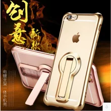 Luxury 360 degree rotating bracket Case For iphone 7 6 6s Anti-knock Ultra Thin Clear Soft TPU Crystal Cover For iphone 7 Plus
Luxury 360 degree rotating bracket Case For iphone 7 6 6s Anti-knock Ultra Thin Clear Soft TPU Crystal Cover For iphone 7 Plus