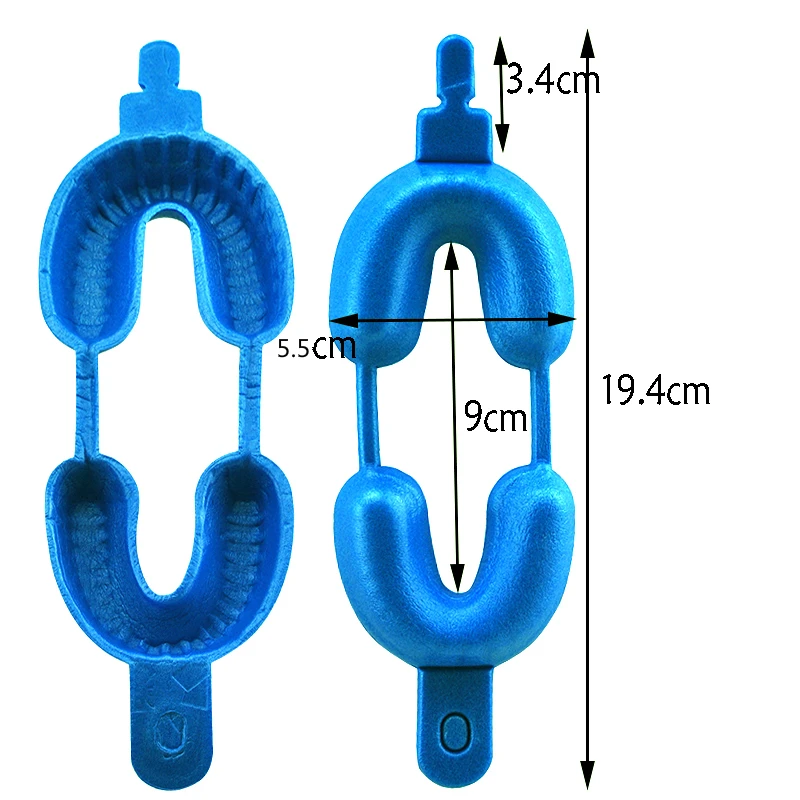 Hot Sale Dental Fluoride Disposable Dual Arch Trays For Gel or Foam 100 pcs Blue Color L Size Available
Hot Sale Dental Fluoride Disposable Dual Arch Trays For Gel or Foam 100 pcs Blue Color L Size Available