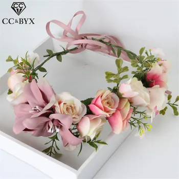 CC Bohemia Style Garland Wreath 100% Handmade Wedding Hair Accessories For Women Bridal Bridesmaids Girls Seaside Fine Gift at30
CC Bohemia Style Garland Wreath 100% Handmade Wedding Hair Accessories For Women Bridal Bridesmaids Girls Seaside Fine Gift at30