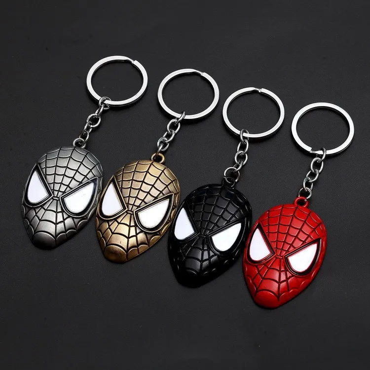 Hot Metal Marvel Avengers Spiderman Mask Keychain Cartoon Figure Superhero Spider Man Pendant Key Chain Key Ring Trinket Gift
Hot Metal Marvel Avengers Spiderman Mask Keychain Cartoon Figure Superhero Spider Man Pendant Key Chain Key Ring Trinket Gift